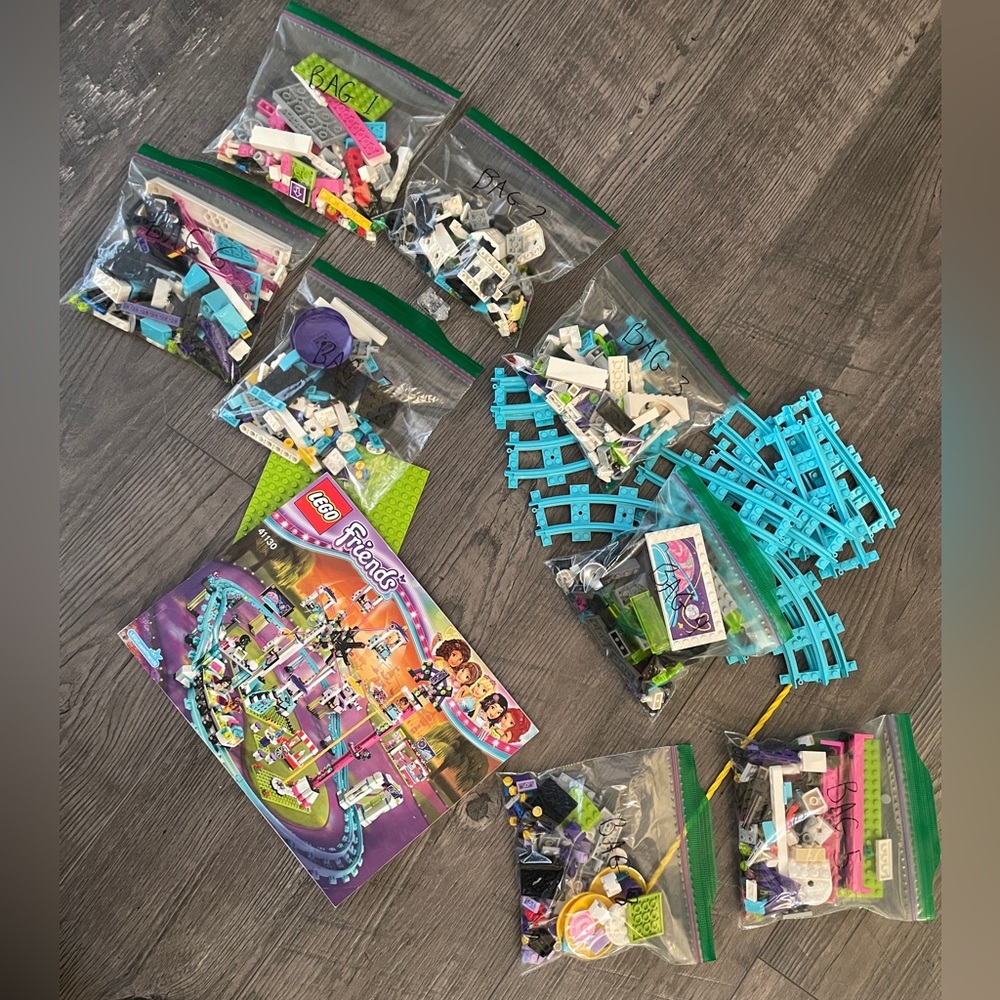 LEGO Friends 41130 Amusement Park Roller Coaster Building Kit
